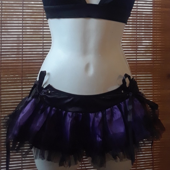 Ravewear Lingerie Dresses & Skirts - Mini Skirt with Tulle